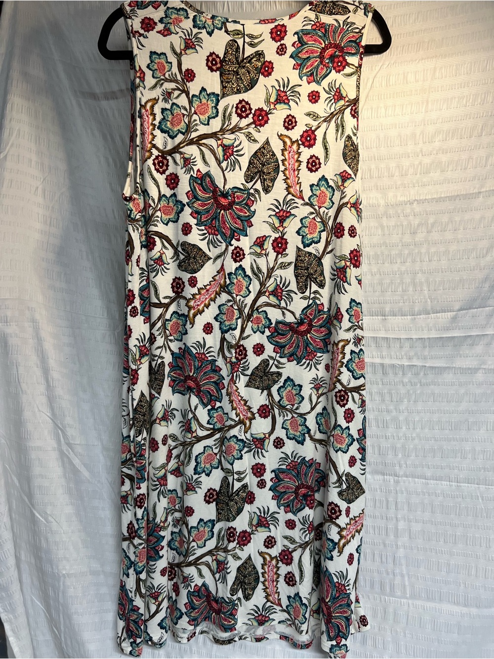 J.Jill pintucked knit swing dress with pockets